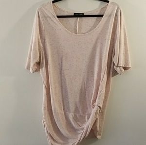 Lane Bryant Light Pink & Gray Top Size 18/20